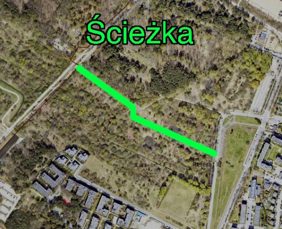 Sciezka rekreacyjna do Parku Regana, żródło: gdansk.pl